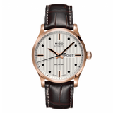  Shop Authentic Mido Multifort Automatic Silver Dial Brown Leather Strap Watch For Men - M005.430.36.031.80 - Luxxuri