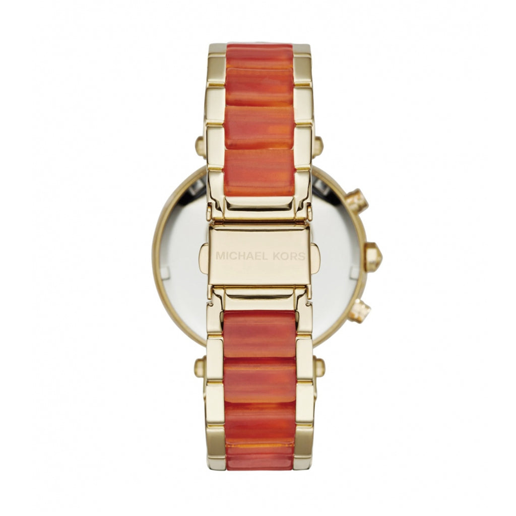  Shop Authentic Michael Kors Parker Gold Dial Two Tone Steel Strap Watch for Women - MK6139 - Luxxuri