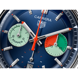  Shop Authentic Tag Heuer Carrera Skipper Automatic Chronograph Blue Dial Blue Nylon Strap Watch for Men - CBS2213.FN6002 - Luxxuri