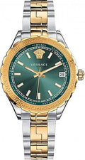  Shop Authentic Versace Hellenyium Green Dial Two Tone Steel Strap Watch for Women - V12050015 - Luxxuri