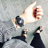  Shop Authentic Versace Palazzo Empire Black Dial Black Leather Strap Watch for Women - VCO060017 - Luxxuri