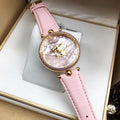  Shop Authentic Versace Palazzo Empire Pink Dial Pink Leather Strap Watch for Women - VCO030017 - Luxxuri