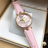  Shop Authentic Versace Palazzo Empire Pink Dial Pink Leather Strap Watch for Women - VCO030017 - Luxxuri