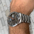 Mido Commander II Automatic Chronometer Grey Dial Silver Steel Strap Watch For Men - M021.431.11.061.01