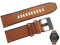  Shop Authentic Diesel Mega Chief Grey Dial Brown Leather Strap Watch For Men - DZ4463 - Luxxuri