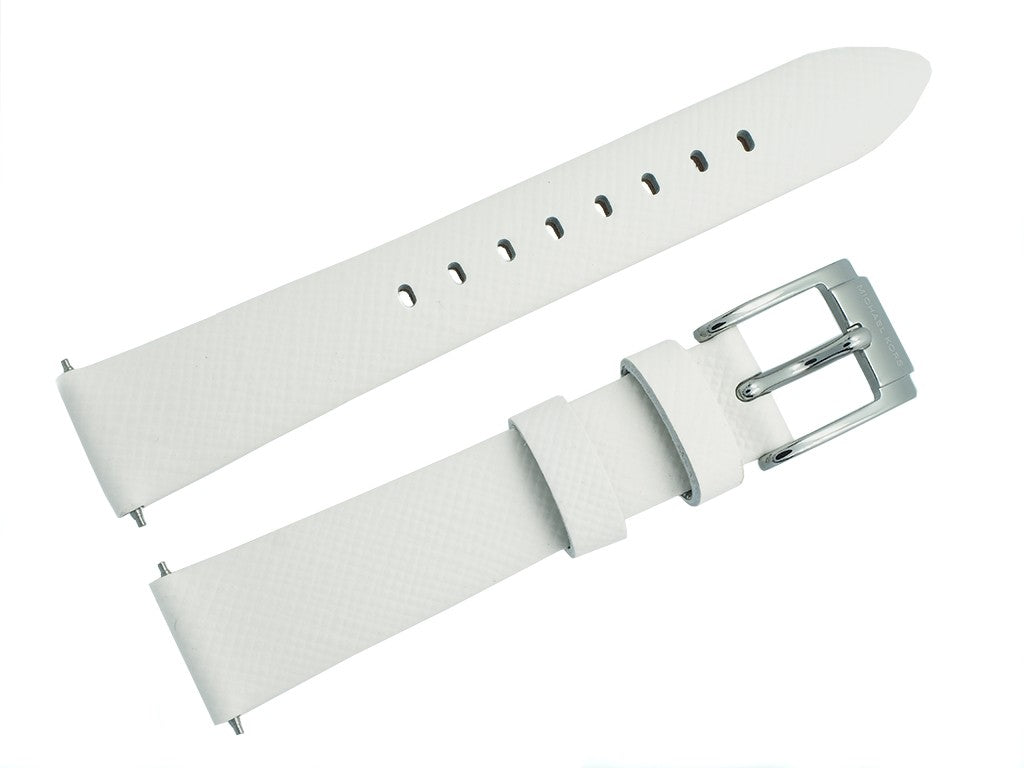  Shop Authentic Michael Kors Averi Silver Dial White Leather Strap Watch for Women - MK2524 - Luxxuri