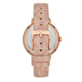  Shop Authentic Michael Kors Jayne Three Hand Rose Gold Dial Pink Leather Strap Watch For Women - MK7130 - Luxxuri