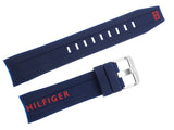  Shop Authentic Tommy Hilfiger Nolan Chronograph Blue Dial Blue Rubber Strap Watch for Men - 1791142 - Luxxuri