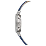  Shop Authentic Swarovski Passage Chrono Crystal Blue Dial Blue Leather Strap Watch for Women - 5580342 - Luxxuri