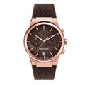  Shop Authentic Salvatore Ferragamo Sapphire Chrono Brown Dial Brown Rubber Strap Watch for Men - SFME01023 - Luxxuri