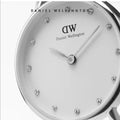  Shop Authentic Daniel Wellington Classy Bristol White Dial Brown Leather Strap Watch For Women - DW00100070 - Luxxuri
