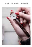  Shop Authentic Daniel Wellington Classy Bristol White Dial Brown Leather Strap Watch For Women - DW00100070 - Luxxuri