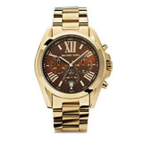  Shop Authentic Michael Kors Bradshaw Brown Dial Gold Steel Strap Watch for Women - MK5502 - Luxxuri