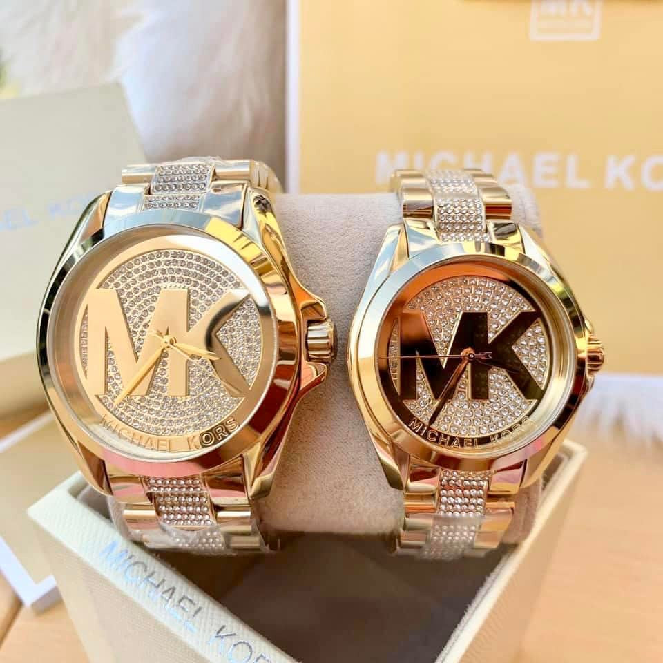  Shop Authentic Michael Kors Bradshaw Gold Dial Gold Steel Strap Watch for Women - MK6487 - Luxxuri