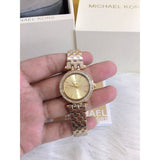  Shop Authentic Michael Kors Darci Gold Dial with Diamonds Gold Steel Strap Watch for Women - MK3295 - Luxxuri