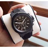  Shop Authentic Michael Kors Dylan Black Dial Black Rubber Strap Watch for Men - MK8152 - Luxxuri