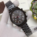  Shop Authentic Michael Kors Lexington Chronograph Black Dial Black Steel Strap Watch for Men - MK8320 - Luxxuri