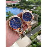  Shop Authentic Fossil Grant Chronograph Blue Dial Two Tone Steel Strap Watch for Men - FS5024 - Luxxuri
