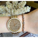  Shop Authentic Michael Kors Darci Gold Dial Gold Steel Strap Watch for Women - MK3398 - Luxxuri