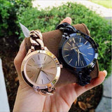  Shop Authentic Michael Kors Slim Runway Black Dial Black Steel Strap Watch for Women - MK3317 - Luxxuri