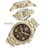  Shop Authentic Michael Kors Bradshaw Brown Dial Gold Steel Strap Watch for Women - MK5502 - Luxxuri
