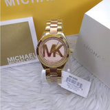  Shop Authentic Michael Kors Mini Slim Runway Rose Gold Dial Two Tone Steel Strap Watch for Women - MK3650 - Luxxuri