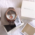  Shop Authentic Michael Kors Lauryn Rose Gold Dial Brown Steel Strap Watch for Women - MK3757 - Luxxuri