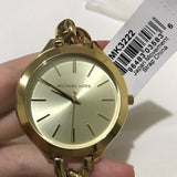  Shop Authentic Michael Kors Runway Gold Dial Gold Steel Strap Watch for Women - MK3222 - Luxxuri