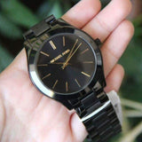  Shop Authentic Michael Kors Slim Runway Black Dial Black Stainless Steel Strap Watch for Women - MK3221 - Luxxuri