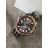 Shop Authentic Michael Kors Lexington Chronograph Black Dial Two Tone Steel Strap Watch for Men - MK8561 - Luxxuri