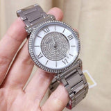  Shop Authentic Michael Kors Catlin Silver Dial Silver Steel Strap Watch for Women - MK3355 - Luxxuri