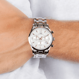  Shop Authentic Hugo Boss Jet Silver Dial Two Tone Steel Strap Watch for Men - 1513385 - Luxxuri