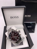  Shop Authentic Hugo Boss Aeroliner Black Dial Silver Steel Strap Watch for Men - 1513181 - Luxxuri