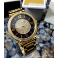  Shop Authentic Michael Kors Catlin Black Dial Gold Steel Strap Watch for Women - MK3338 - Luxxuri