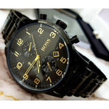  Shop Authentic Hugo Boss Aeroliner Black Dial Black Steel Strap Watch for Men - 1513275 - Luxxuri