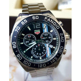  Shop Authentic Tag Heuer Formula 1 Chronograph Black Dial Silver Steel Strap Watch for Men - CAZ101H.BA0842 - Luxxuri