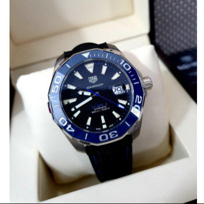  Shop Authentic Tag Heuer Aquaracer Black Dial Watch for Men - WAY201C.FC6395 - Luxxuri