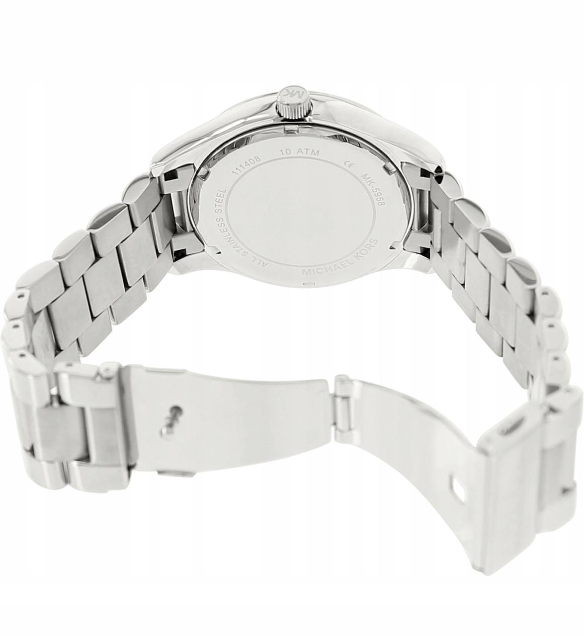  Shop Authentic Michael Kors Layton Silver Dial Silver Steel Strap Watch for Women - MK5958 - Luxxuri