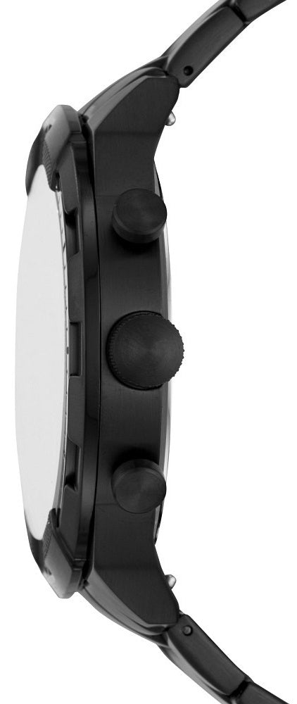  Shop Authentic Fossil Bronson Chronograph Black Dial Black Steel Strap Watch for Men - FS5712 - Luxxuri