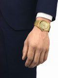  Shop Authentic Tissot PRX Gold Dial Gold Steel Strap Watch for Men - T137.210.33.021.00 - Luxxuri