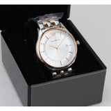  Shop Authentic Emporio Armani Lambda Analog Silver Dial Two Tone Steel Strap Watch For Men - AR11044 - Luxxuri