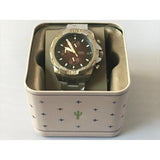  Shop Authentic Fossil Bronson Chronograph Red Dial Silver Steel Strap Watch for Men - FS5878 - Luxxuri