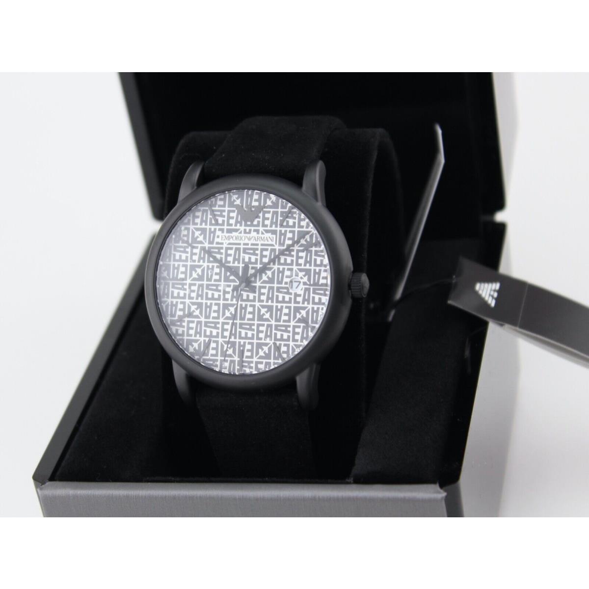  Shop Authentic Emporio Armani Luigi Quartz White Dial Black Rubber Strap Watch For Men - AR11136 - Luxxuri