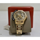  Shop Authentic Fossil Rye Automatic Skeleton Gold Dial Gold Steel Strap Watch for Women - BQ3755 - Luxxuri