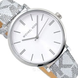  Shop Authentic Michael Kors Addyson Quartz White Dial Gray Leather Strap Watch for Women - MK2951 - Luxxuri