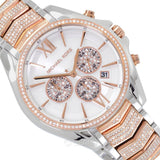  Shop Authentic Michael Kors Whitney Chronograph Silver Dial Two Tone Steel Strap Watch For Women - MK7225 - Luxxuri