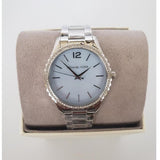  Shop Authentic Michael Kors Layton Chronograph Mother of Pearl Blue Dial Silver Steel Strap Watch For Women - MK6847 - Luxxuri