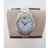  Shop Authentic Michael Kors Layton Chronograph Mother of Pearl Blue Dial Silver Steel Strap Watch For Women - MK6847 - Luxxuri