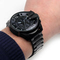  Shop Authentic Diesel Mega Chief Chronograph Black Dial Black Stainless Steel Watch For Men - DZ4355 - Luxxuri