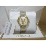  Shop Authentic Versace Virtus Quartz White Dial Two Tone Steel Strap Watch For Women - VET300721 - Luxxuri